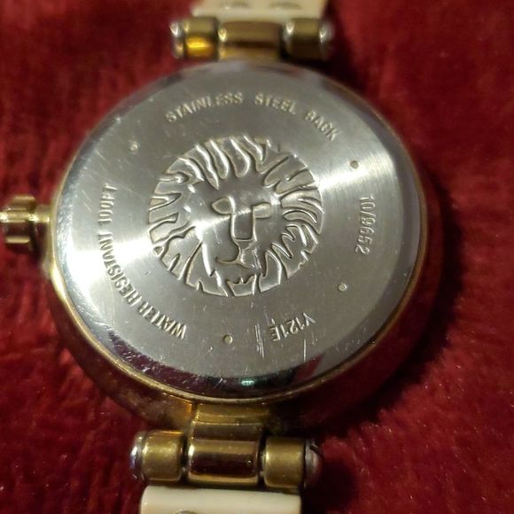 Anne Klein Women's‎ AK-1408CRCR Gold Plastic Analog Quartz Bangle Style Watch - Picture 5 of 6